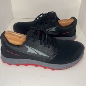 Altra Superior 5 Men’s Black Trail Running Shoes Sz 9.5 NEW